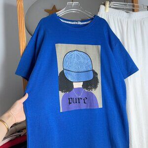Pure Graphic Baseball Cap Girl Soft Tee